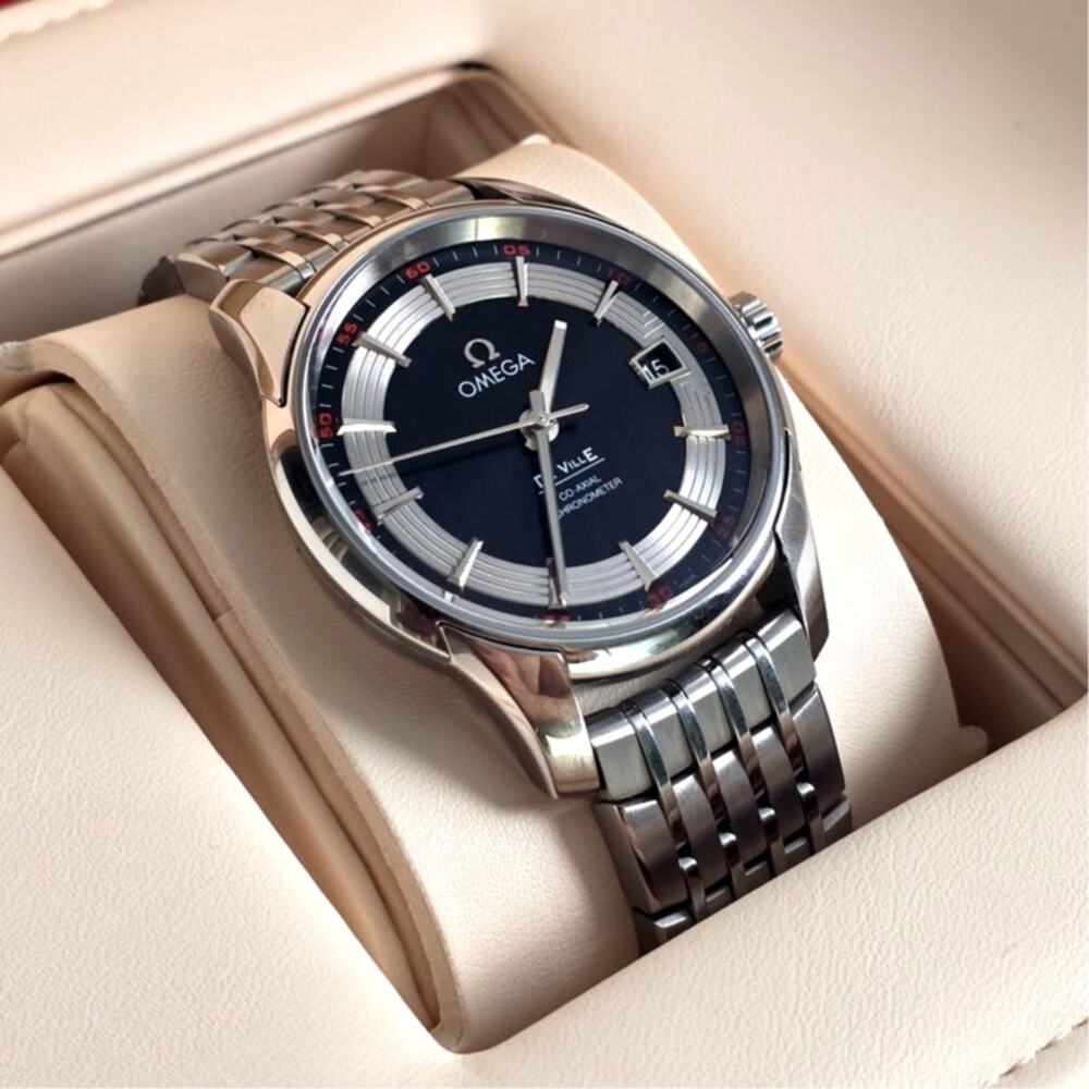 OMEGA De Ville Hour Vision 41mm 431.30.41.21.01.001 FULL KIT Steel + Leather